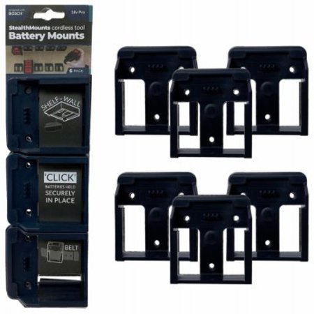 METALMARK INDUSTRIAL 6PK BO18 BLU Batt Mount BM-BO18-BLU-6